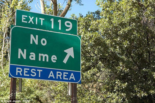 No Name, Colorado town sign