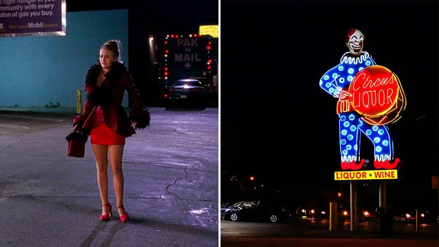 Alicia Silverstone in ‘Clueless.’ / Circus Liquor Store on Vineland Avenue, North Hollywood, Los Angeles.