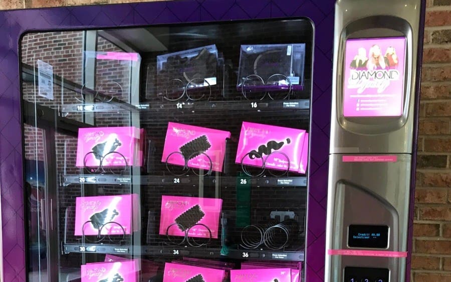 Hair Extension Vending Machine