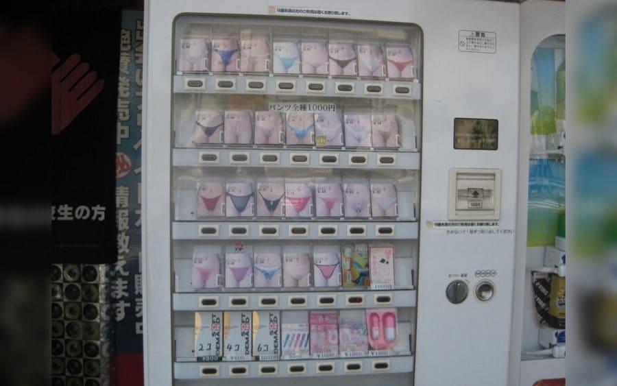 Used Underwear Vending Machine